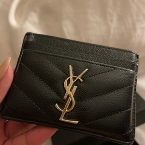 Saint laurent card holder wallet